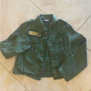 Toddler custom Nirvana jacket/shirt